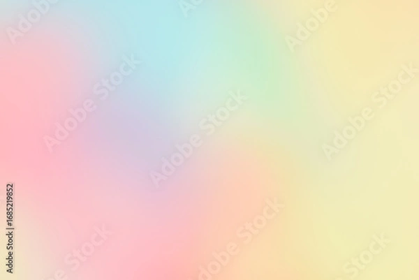 Obraz パステルカラーのカラフルな抽象背景素材　グラデーション背景