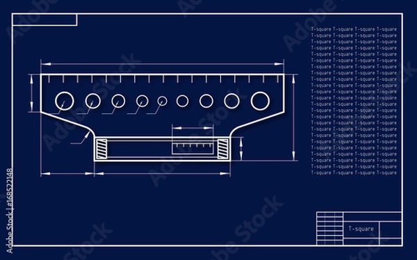 Fototapeta T-square 2