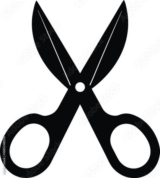 Fototapeta scissors vector illustration