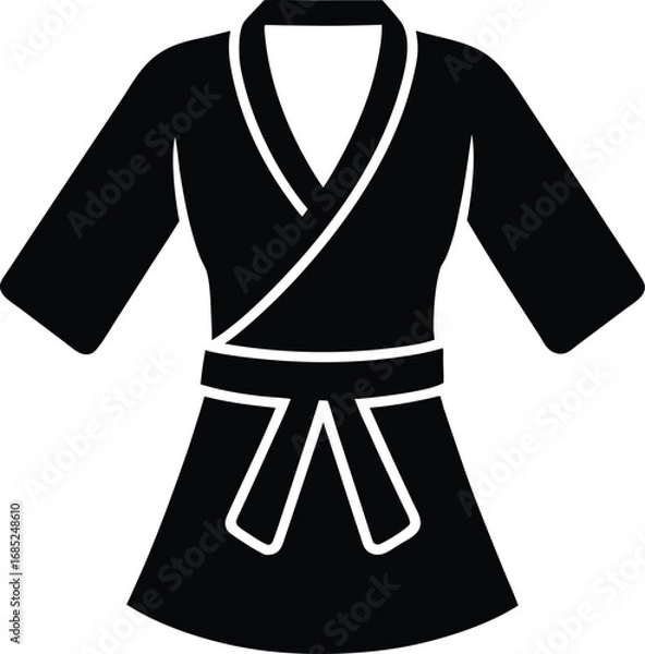 Fototapeta Kimono or Bathrobe Icon