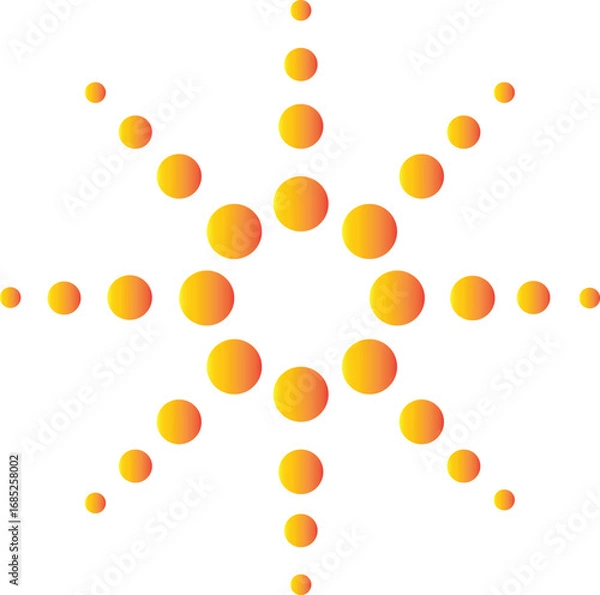 Obraz abstract background with circles