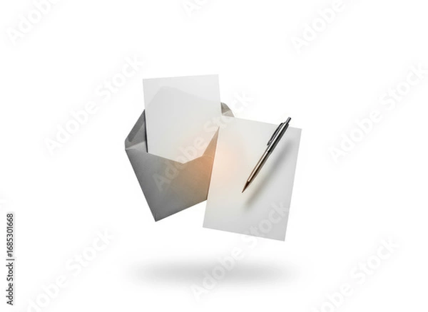 Fototapeta paper, origami, vector, symbol, design, illustration, envelope, icon, mail, concept, object, letter, sign, blank, business, ship, toy, art, arrow, 3d, page, computer, water