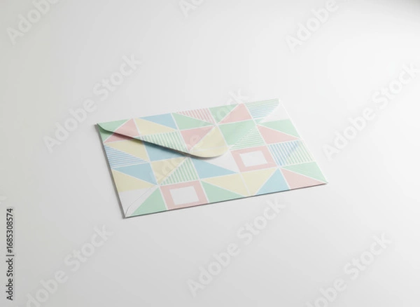 Fototapeta paper, origami, vector, symbol, design, illustration, envelope, icon, mail, concept, object, letter, sign, blank, business, ship, toy, art, arrow, 3d, page, computer, water