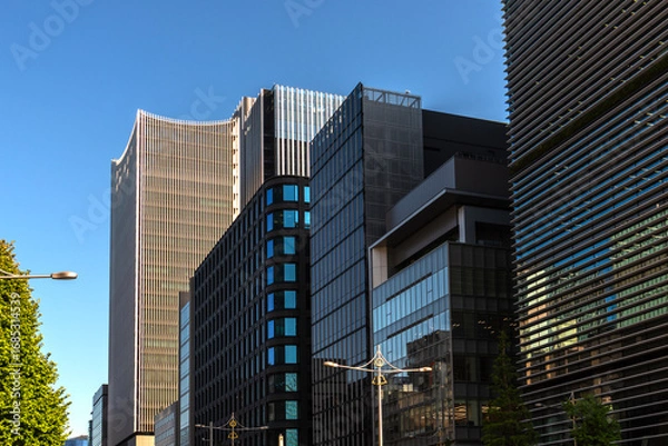 Obraz 東京のビジネス街