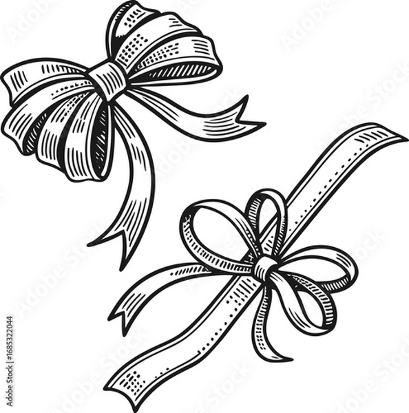 Fototapeta Abstract Botanical Vector Art – Decorative Floral Design Element