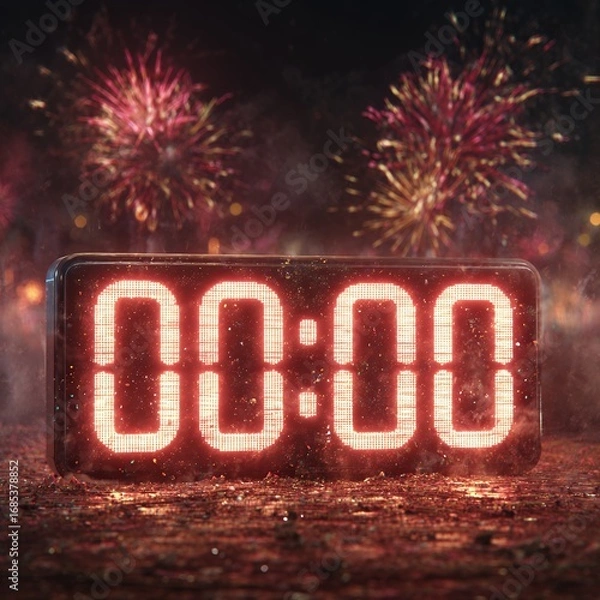 Obraz Midnight Countdown: New Year's Eve Celebration