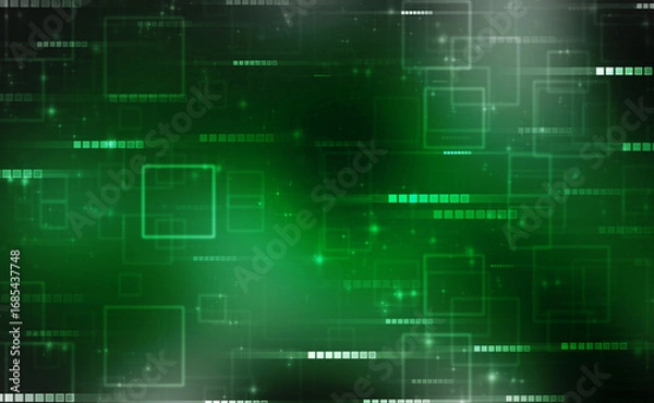 Fototapeta Internet binary data code computing or transmission process,Internet data transmission, Binary Code Background, Digital Abstract technology background