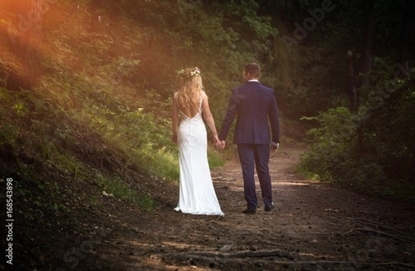 Obraz Wedding couple in outdoor