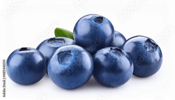 Obraz blue berry isolated on white background
