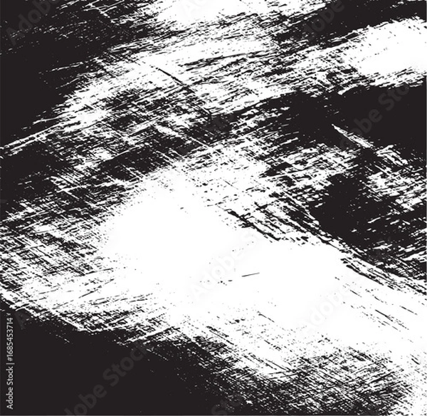 Fototapeta Scratched Grunge Urban Background Texture Vector. Dust Overlay Distress Grainy Grungy Effect. Distressed Backdrop Vector Illustration. Isolated Black on White Background. EPS 10.