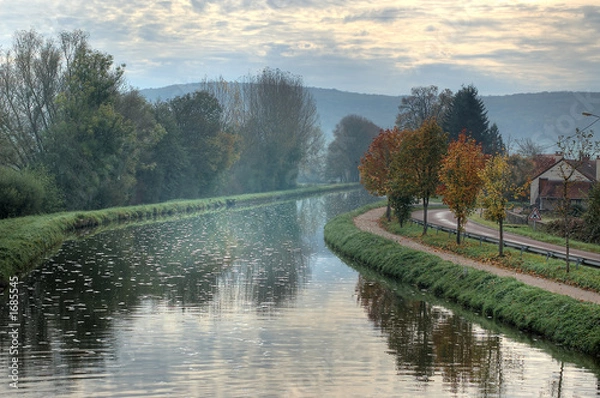 Obraz canal de bourgogne