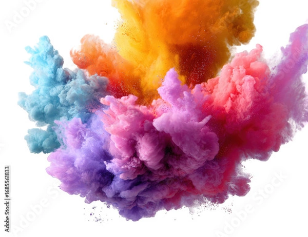 Fototapeta Colorful paint explosion