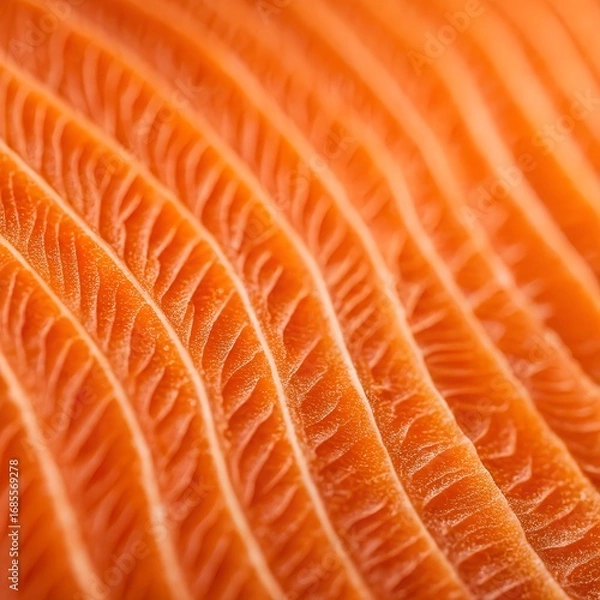 Fototapeta Macro Shot of Carrot Texture – Bright Orange Vegetable Close-Up Background
