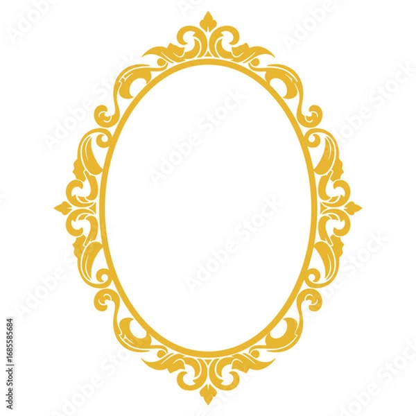 Obraz Oval Frame Ornament