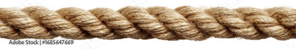 Fototapeta Close-up of a light beige or tan rope
