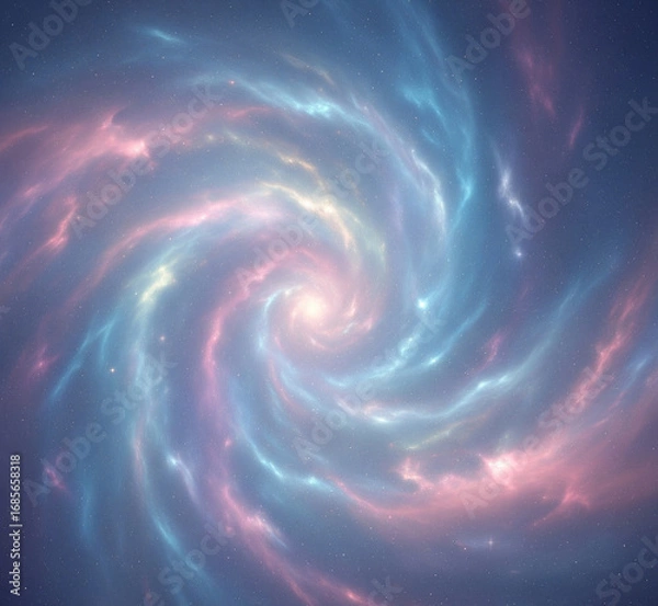 Fototapeta spiral galaxy in the space