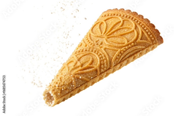 Obraz Krumkake isolated on transparent background