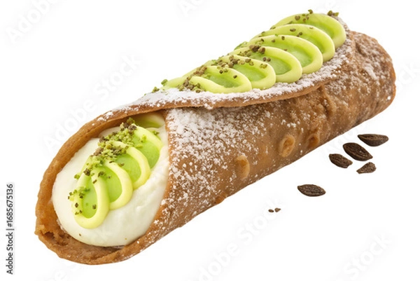 Obraz Cannoli isolated on transparent background