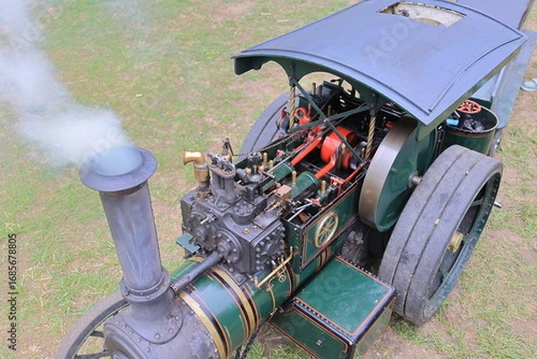 Obraz Antrieb von einer kleinen Dampfmaschine