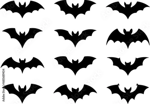 Fototapeta Spooky Fun: Halloween Bats & American Game Night Vibes"