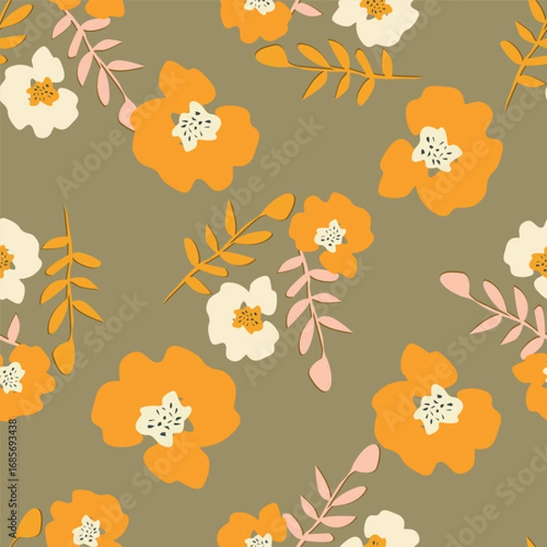 Obraz seamless floral pattern