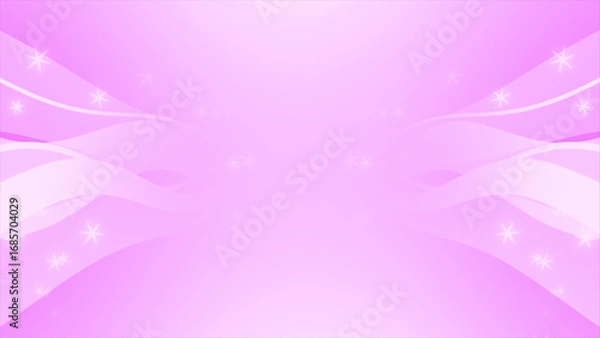 Fototapeta Pink color abstract shiny wavy pattern with empty space presentation background