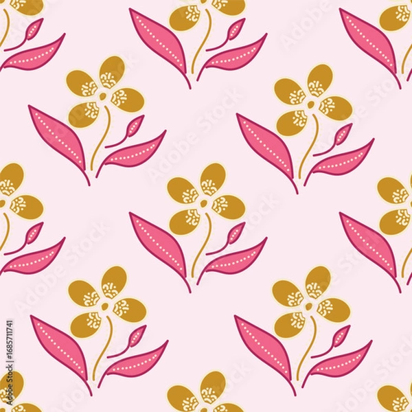 Obraz seamless floral pattern