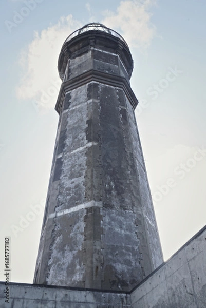 Obraz Lighthouse at the Capelinhos Volcano