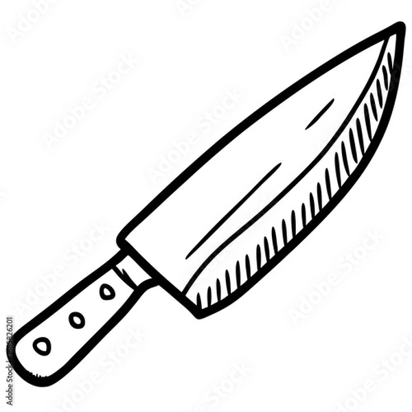 Obraz knife vector illustration
