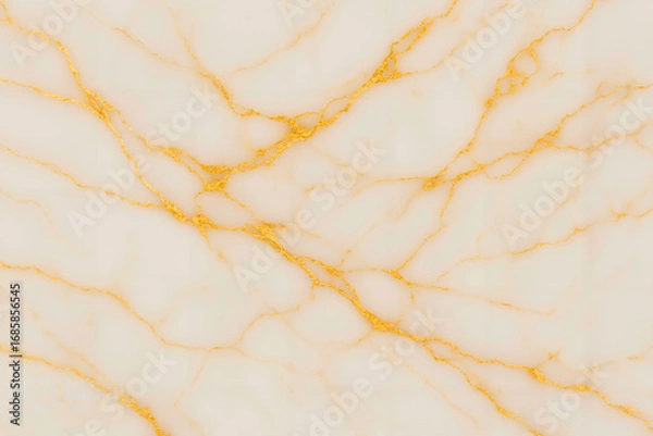 Fototapeta Luxury White Marble Texture with Gold Veins – High-Resolution Elegant Stone Background for Interior and Graphic Design