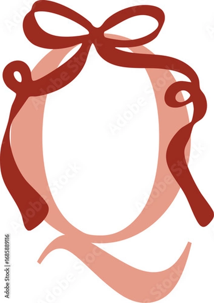Obraz Bow Letter Q