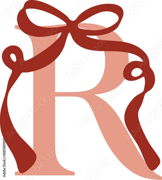 Obraz Bow Letter R
