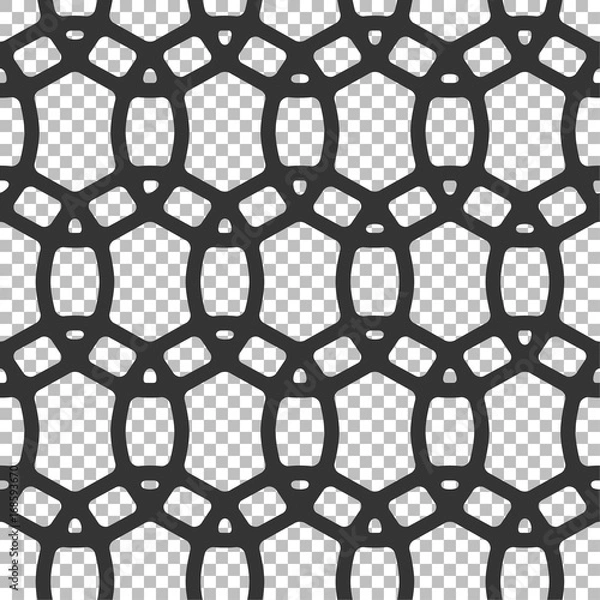 Obraz Seamless abstract background of geometric shapes with rounded corners