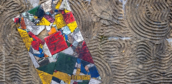 Obraz colorful mosaic tiles