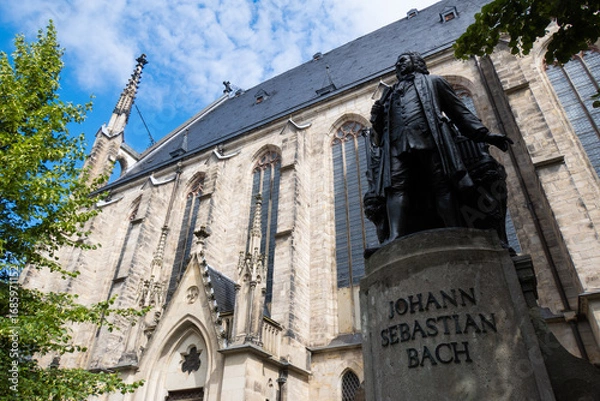 Obraz J.S. Bach statue, Leipzig