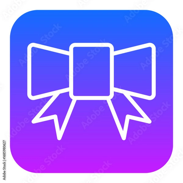 Obraz Christmas Ribbon Vector Icons