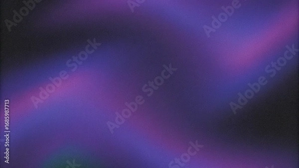 Fototapeta Abstract Vibrant Gradient Shape on Black Noisy Background – Modern Colorful Design abstract, vibrant, gradient, shape, background, black, noise, col