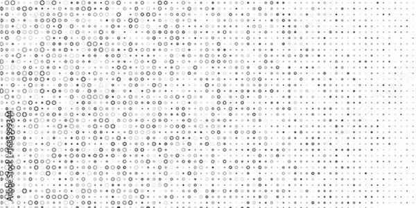 Obraz Abstrak white halftone with technology design. vector