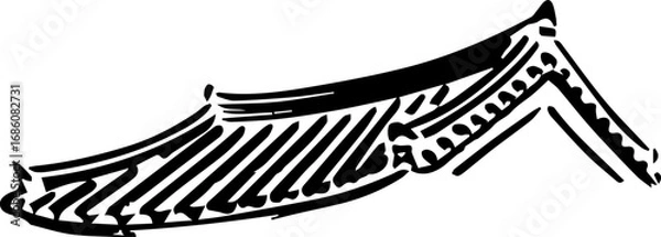 Fototapeta 기와 지붕