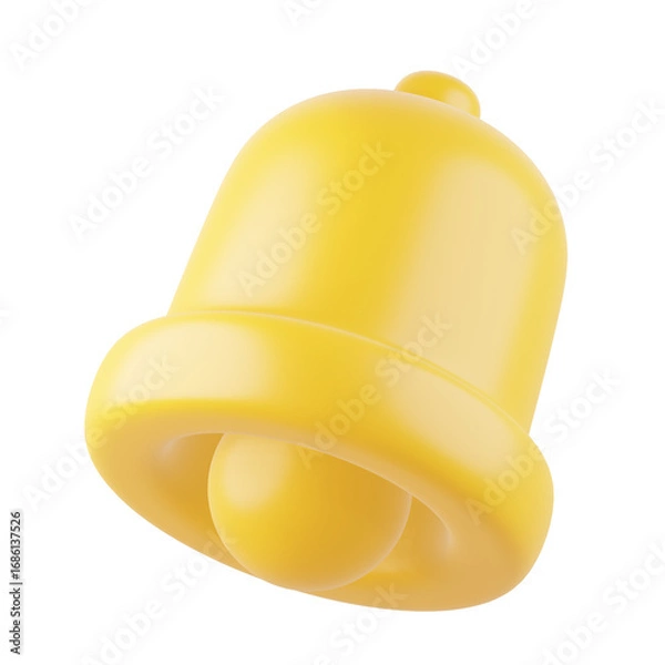 Fototapeta Notification 3D Icon, 3D rendering