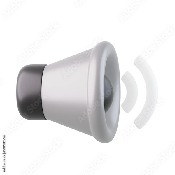 Fototapeta Sound 3D Icon, 3D rendering