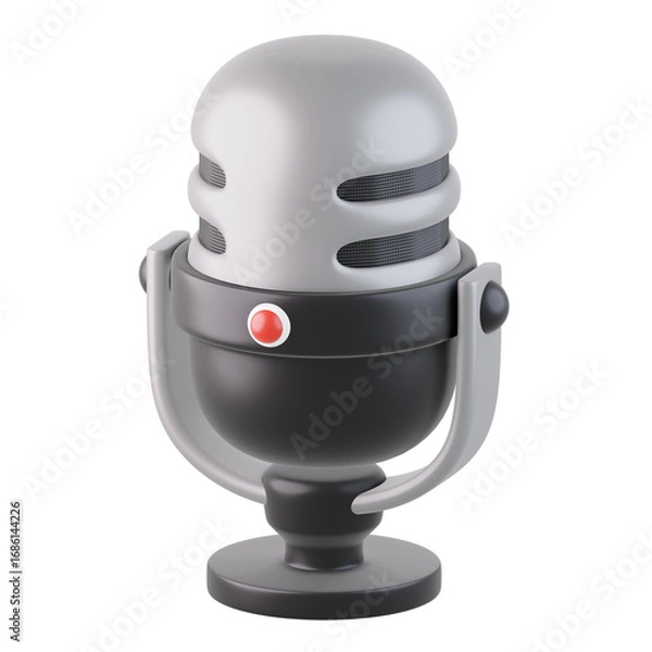 Fototapeta Sound Recorder 3D Icon, 3D rendering
