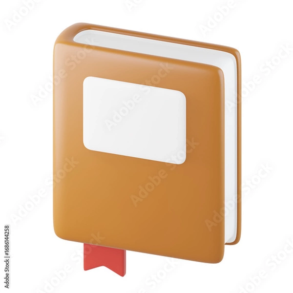 Fototapeta Notes 3D Icon, 3D rendering