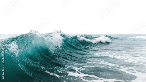 Fototapeta Powerful ocean wave crashing