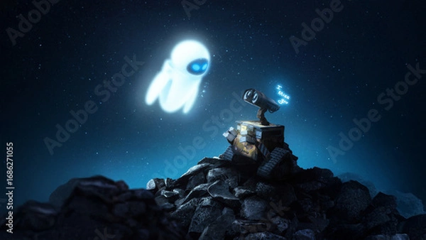 Fototapeta man in the night