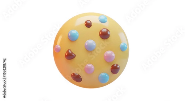 Fototapeta Cookie with Sprinkles