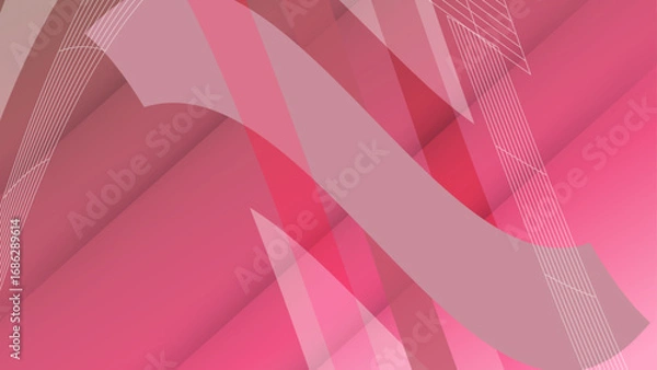 Fototapeta geometric pink background