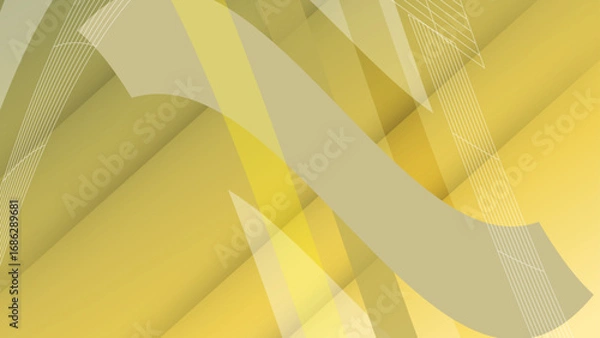 Fototapeta geometric yellow background