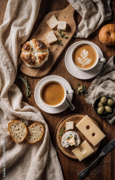 Obraz Cheese and Cracker Platter