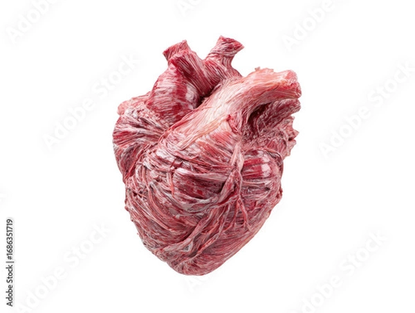 Fototapeta A realistic depiction of a raw heart